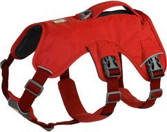 Ruffwear Web Master Hundegeschirr Rot Größe S mit Aluminium-Elementen – Bild 1 von 1
