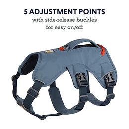 Ruffwear Web Master Hundegeschirr Sportgeschirr Slate Blue XS – Bild 1 von 3