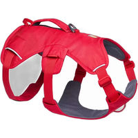 Produktbild von Ruffwear Web Master Hundegeschirr Y-Geschirr mit Griff Rot Größe S