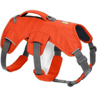 Produktbild von Ruffwear Web Master Sicherheitsgeschirr für Hunde mit Griff Orange L/XL
