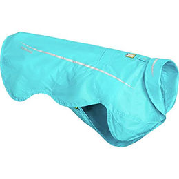 Produktbild von Ruffwear Wind Sprinter Hundejacke aus Nylon in Blau Atoll wasserabweisend Größe XS
