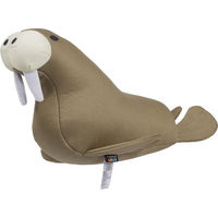 Produktbild von Rukka Hundespielzeug Schwimmendes Walross Quietschspielzeug aus Polyester in Braun und Beige Größe L