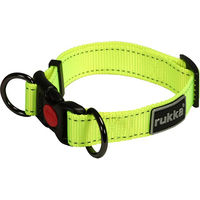 Produktbild von Rukka Pets Bliss Neon Hundehalsband Gelb Größe L