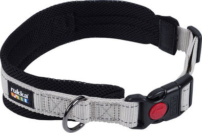 Rukka Pets Bliss X Soft Halsband für Hunde Grau Größe M 45-55 cm – Bild 1 von 2