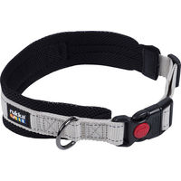 Produktbild von Rukka Pets Bliss X Soft Halsband für Hunde Grau Größe M 45-55 cm