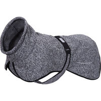 Produktbild von Rukka Pets Comfy Fleece-Jacke für Hunde Schwarz Grau Größe 35 - 1 Stk.