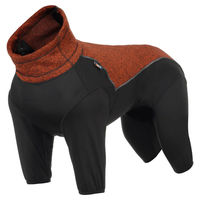Produktbild von Rukka Pets Fleece-Overall Subrima für Hunde und Welpen Rostrot wasserabweisend