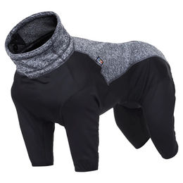 Rukka Pets Fleece-Overall Subrima schwarz wasserabweisend aus Polyester – Bild 1 von 2