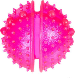 Produktbild von Rukka Pets Gel Ball Hundespielzeug Pink Größe S Durchmesser 6,5 cm aus TPR zur Zahnpflege