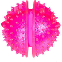 Produktbild von Rukka Pets Gel Ball Hundespielzeug Pink Größe S Durchmesser 6,5 cm aus TPR zur Zahnpflege
