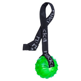 Produktbild von Rukka Pets Gel-Ball mit Seil aus TPR in Grün