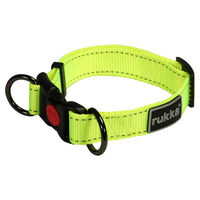 Produktbild von Rukka Pets Halsband Bliss Neon Gelb Größe M aus Polyester