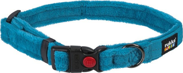 Produktbild von Rukka Pets Halsband Tiny für Welpen und kleine Hunde Blau Größe S 27-38 cm Halsumfang aus Polyester
