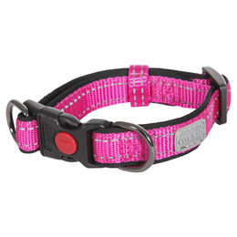 Produktbild von Rukka Pets Hundehalsband aus Nylon in Rosa Größe M