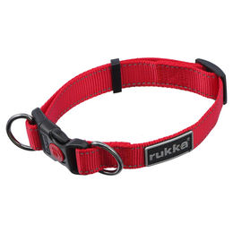 Produktbild von Rukka Pets Hundehalsband Bliss aus Nylon in Rot Größe L