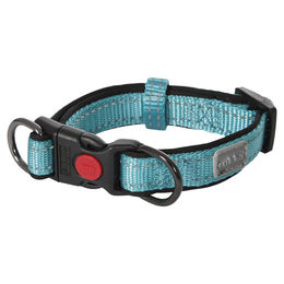 Produktbild von Rukka Pets Hundehalsband Solid aus Nylon in Türkis Größe M