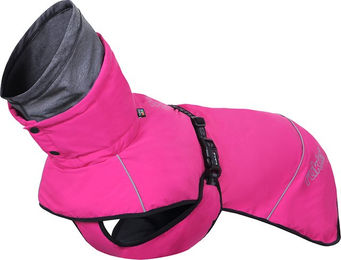 Produktbild von Rukka Pets Hundemantel Warmup Pink Größe 45 mit 47 cm Rückenlänge wasserabweisend
