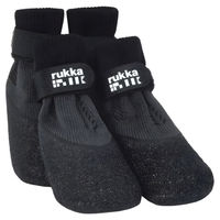 Produktbild von Rukka Pets Hundeschuhe Sock Shoes schwarz Größe 6 aus Polyester wasserabweisend
