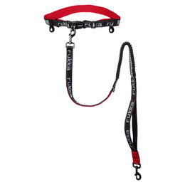 Produktbild von Rukka Pets Laufgürtel mit Joggingleine Hike Rot Größe M mit 115 cm Leine