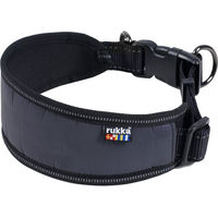 Produktbild von Rukka Pets Luminous Soft Hundehalsband Schwarz Größe L 45-70 cm Halsumfang 30 mm breit