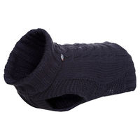 Produktbild von Rukka Pets Strickmantel Wooly Pullover für Hunde dunkelgrau Größe XXL Rückenlänge 54 cm Wollmischung
