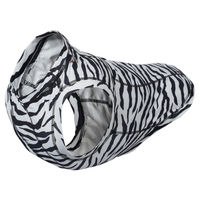 Produktbild von Rukka Pets Zebra Hundepullover Sweatshirt Schwarz Weiß XS