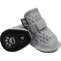 Produktbild von Rukka Sommer-Pfotenschuhe für Hunde in Grau aus Polyester Größe 6 mit 73 mm Sohlenbreite (2 Stück)