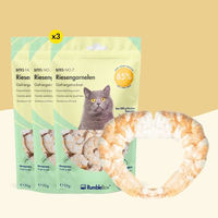 Produktbild von RumbleBox Gefriergetrocknete Riesengarnele XXL Sparbox 3x50g