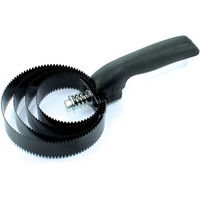 Produktbild von Runde Metallpferdebürste Umbria Equitazione Schwarz