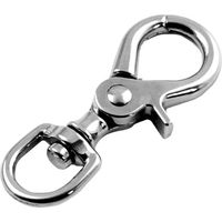 Produktbild von Runder Drehkarabiner aus Metall in Silber von Umbria Equitazione für Pferde