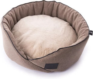Produktbild von Runder Hund- und Katzenkorb von Martin Sellier aus Filz in Beige 47 cm