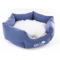 Produktbild von Runder Hundekorb und Katzenkorb Martin Sellier Igloo Blau 45 cm