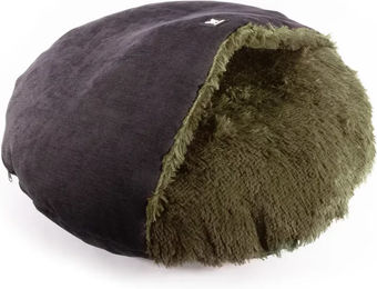 Produktbild von Rundes Hundekissen Toudoudou von Martin Sellier aus Plüsch in Grün 80 cm