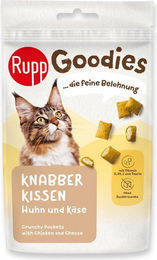 Produktbild von Rupp Knabber Kissen Huhn und Käse Hundeleckerli 50 g