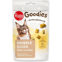 Produktbild von Rupp Knabber Kissen Huhn und Käse Hundeleckerli 50 g