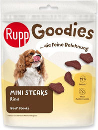 Produktbild von Rupp Mini Steaks Rind Belohnungssnack mit hohem Fleischanteil ohne Zucker 75 g
