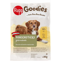 Produktbild von Rupp Pansen Sticks Rind Belohnungssnack mit hohem Fleischanteil ohne Zucker 250 g