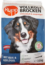 Produktbild von Rupp Vollkostbrocken Geflügel und Reis Hund 7,5 kg