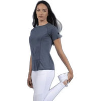 Produktbild von RWS Pro Series Reitshirt für Damen aus Wolle in Blau oder Grau Größe XL