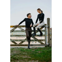 Produktbild von RWS Pro Series Reitshirt für Damen aus Wolle in Schwarz Größe XL