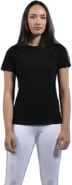 Produktbild von RWS Pro Series Reitshirt für Damen aus Wolle Schwarz Größe S