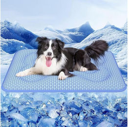 Rywell Selbstkühlende Hundematte und Katzenkühlmatte aus Arc-Chill-Gewebe, atmungsaktiv und waschbar – Bild 1 von 2