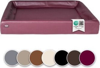 SABRO Hundebett KUDDE Kunstleder pink 70 cm, 85 cm – Bild 1 von 3