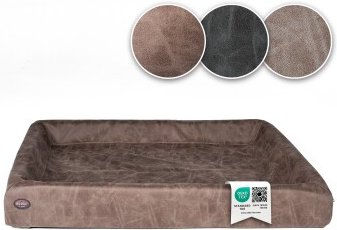 SABRO KUDDE Hundebett Wildleder braun 1,17 m, 1,5 m – Bild 1 von 3