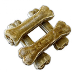 Produktbild von SALiNGO Kauknochen Rind gefüllt mit Lamm