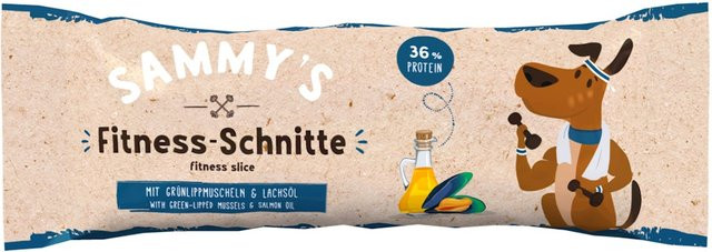Produktbild von SAMMY's Fitness-Schnitte 25 Gramm Hundesnack 20 x 25 Gramm Grünlippmuschel & Lachsöl