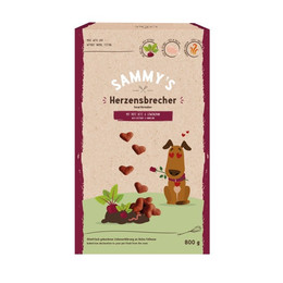 Produktbild von Sammy's Herzensbrecher Hundesnacks mit Rote Bete & Löwenzahn - 4 x 800 g