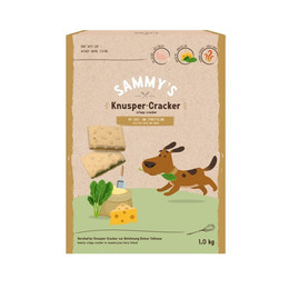 Produktbild von Sammy's Knusper-Cracker mit Käse- und Spinatfüllung - 4 x 1 kg