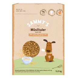 Produktbild von Sammy´s Müslitaler 5-Korn Hundesnack für große Hunde - 5 kg