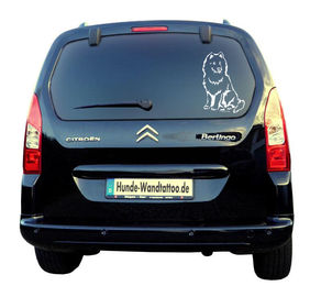 Produktbild von Samojede Auto Wohnmobil Aufkleber  l Wandtattoo
